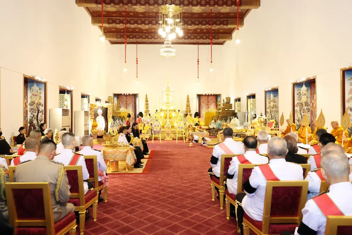 ในหลวง-พระราชินี เสด็จฯ ทรงบำเพ็ญพระราชกุศลสัตตมวาร พระราชทานพระศพ “เจ้าฟ้าพัชรกิติยาภาฯ”