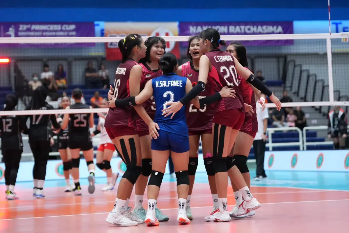 ตารางวอลเลย์บอลหญิง U18 ทีมชาติไทย ศึกปริ๊นเซส คัพ 2026 รอบรอง ดูสด
