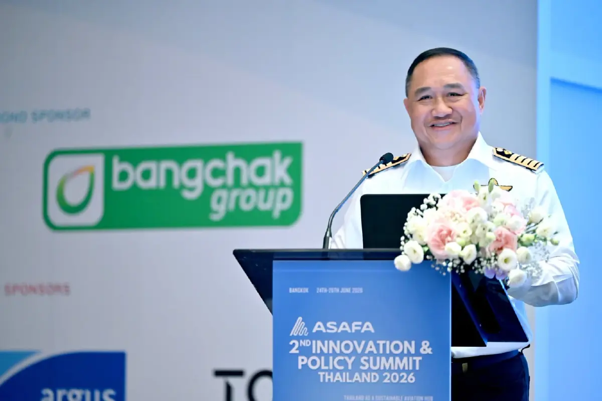 ‘CAAT’ ชู ‘SAF’ ขับเคลื่อนการบินไทยสู่เน็ตซีโร่ สร้างความมั่นคงทางพลังงานเพื่ออนาคตที่ยั่งยืน