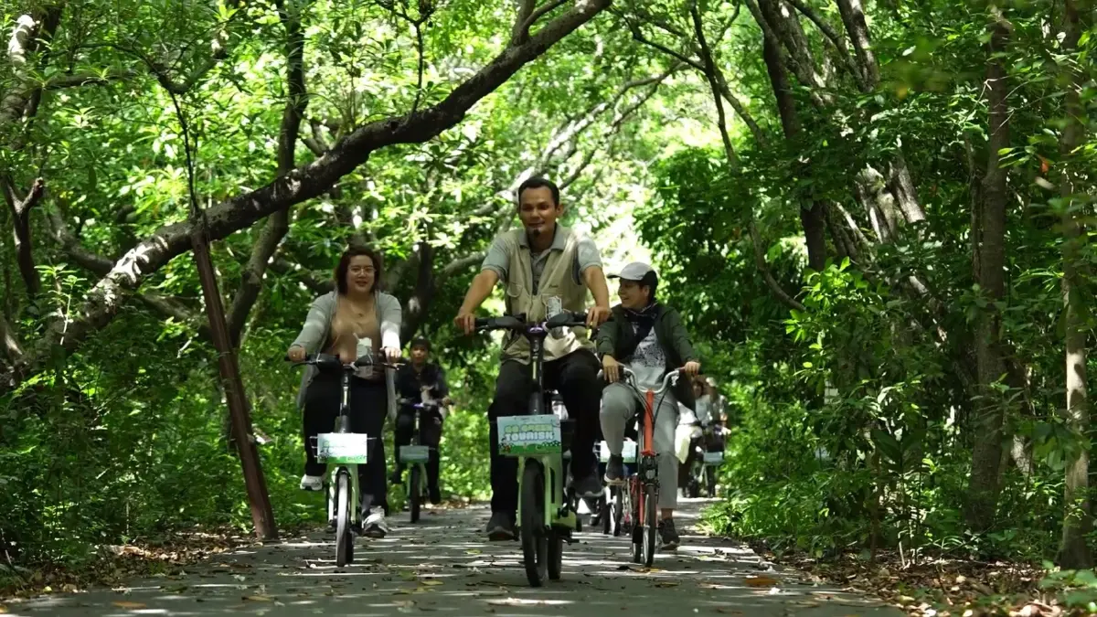 อพท. พัฒนาเส้นทางท่องเที่ยวโดยจักรยานที่เป็นมิตรต่อสิ่งแวดล้อม Go Green Tourism