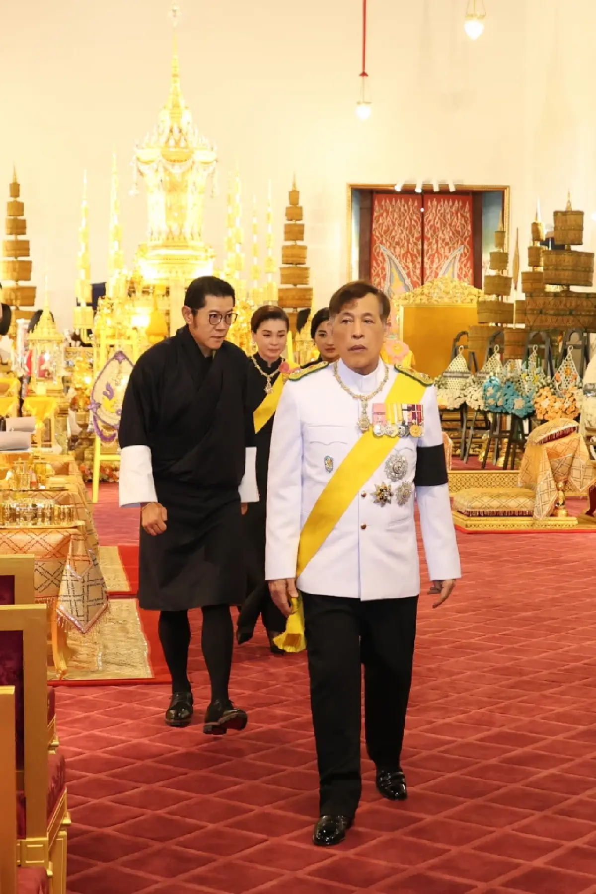 ในหลวง-พระราชินี เสด็จฯ ทรงบำเพ็ญพระราชกุศลสัตตมวาร พระราชทานพระศพ “เจ้าฟ้าพัชรกิติยาภาฯ”