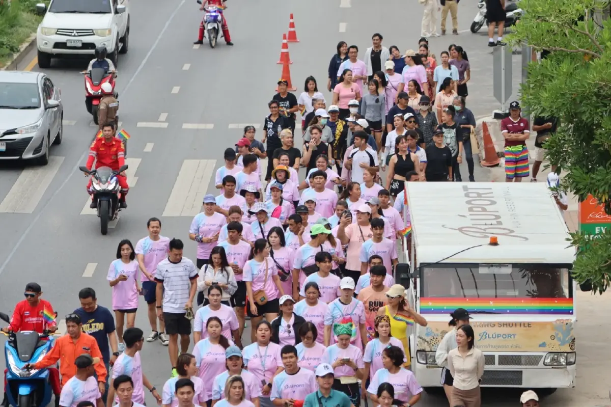 หัวหินคึกคัก! จัด Pride 2026 The Gentle Rainbow เดิน-วิ่งชายหาด ชูเมืองเท่าเทียมสากล