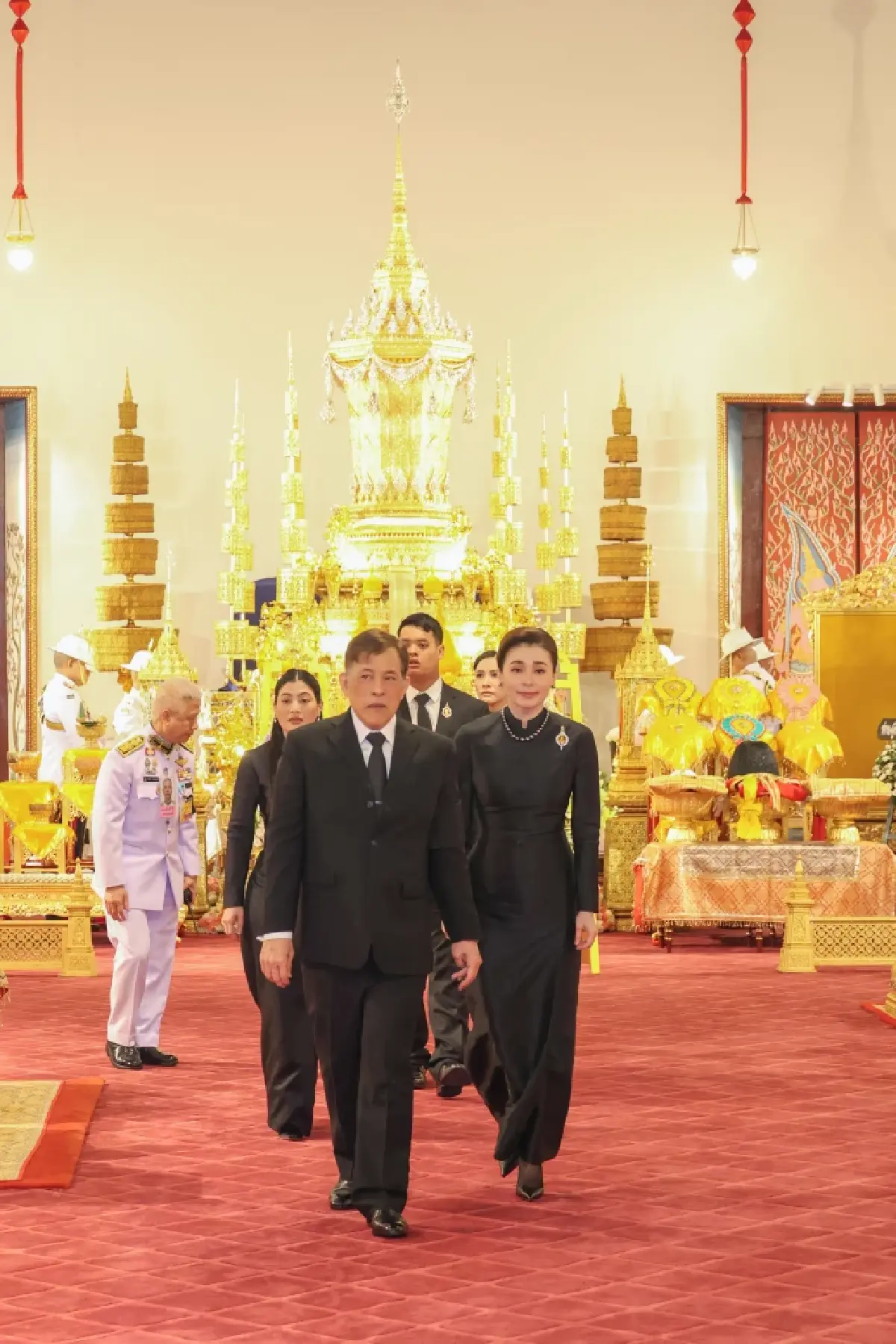 ในหลวง-พระราชินี ทรงบำเพ็ญพระราชกุศลพระพิธีธรรมสวดพระอภิธรรมพระศพ 'เจ้าฟ้าพัชรกิติยาภา'