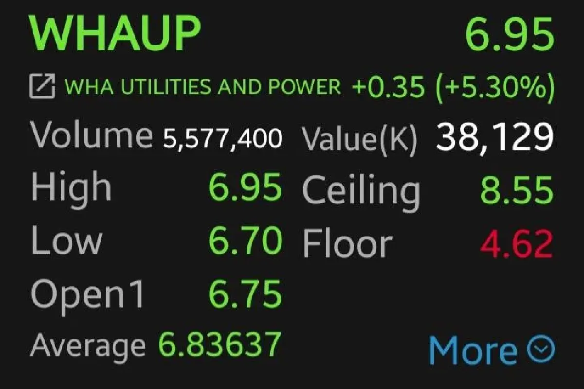 หุ้น WHAUP เด้ง 5.30% อานิสงส์ลูกค้า Data Center คว้า Direct PPA ขึ้นแท่นเป็นรายแรก