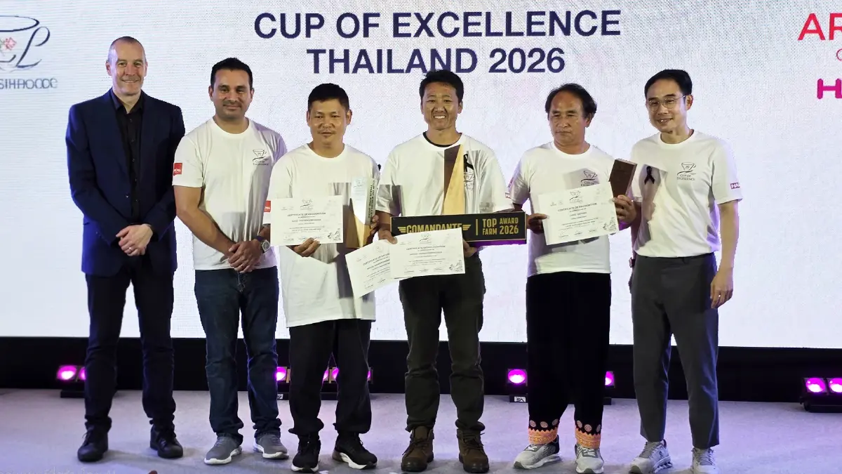 ประกาศผล ประกวดเมล็ดกาแฟไทย 'Cup of Excellence Thailand 2026'