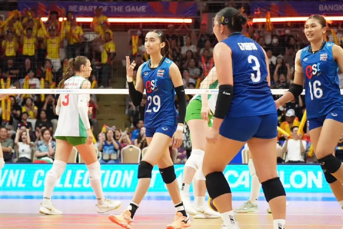 ดูฟรี ทีมชาติไทย พบ แคนาดา ถ่ายทอดสดวอลเลย์บอลหญิง VNL 2026