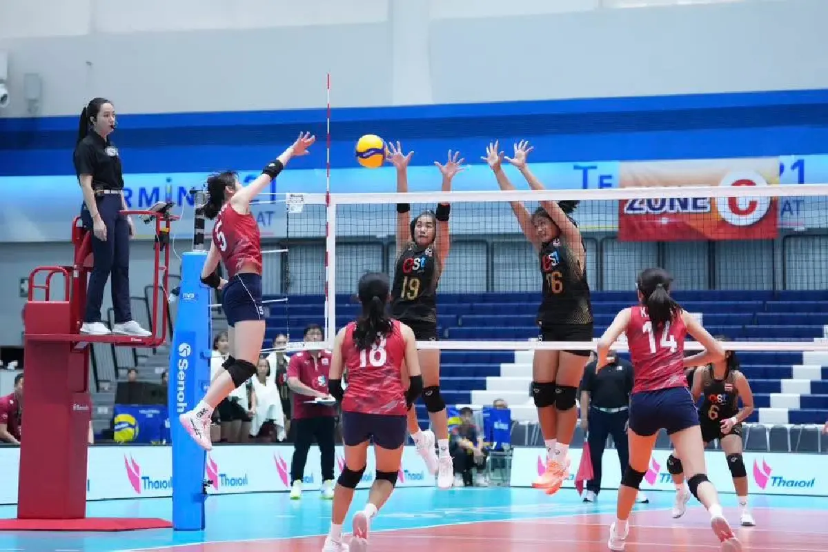 วอลเลย์บอล U18 ไทย ฟอร์มโหดทุบ ฮ่องกง 3-0 ประเดิมชัยนัดแรก ปริ๊นเซส คัพ