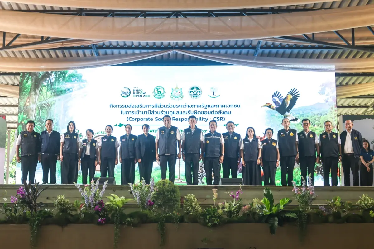 รมว.ทส. เปิดกิจกรรม CSR ผ่านกองทุนสิ่งแวดล้อม ฉลองครบ 48 ปี ‘สวนสัตว์เปิดเขาเขียว’