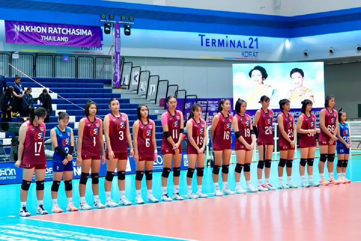 ตารางวอลเลย์บอลหญิง U18 ทีมชาติไทย ศึกปริ๊นเซส คัพ 2026 รอบรอง ดูสด