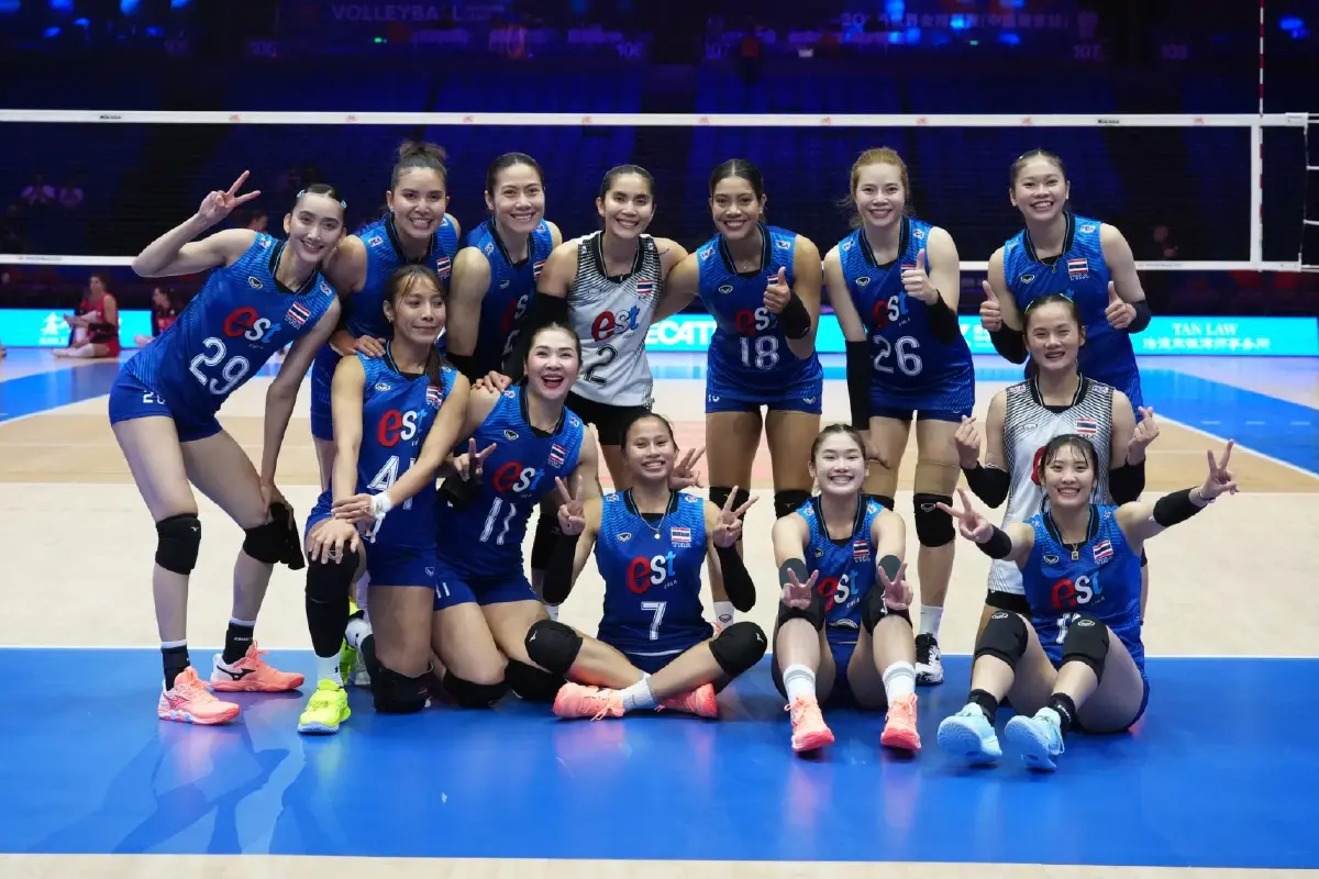 LIVE ถ่ายทอดสดวอลเลย์บอลหญิง ทีมชาติไทย พบ จีน เนชันส์ลีก VNL 2026