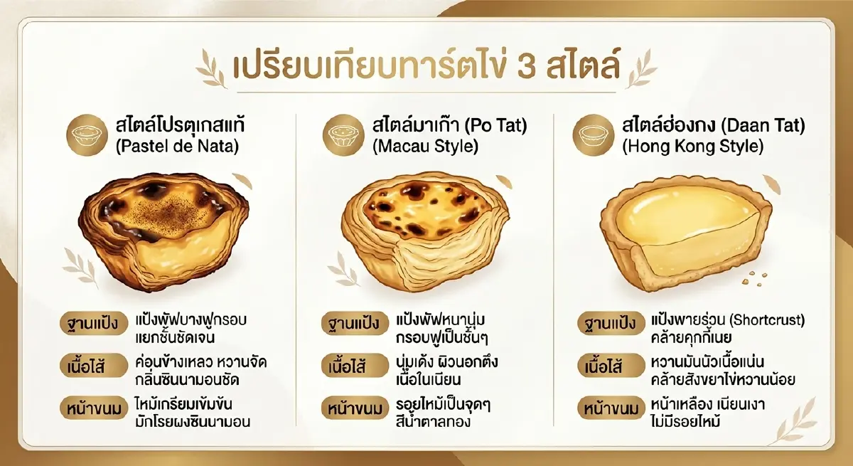 จิบ 'กาแฟ' แกล้ม 'ทาร์ตไข่' สไตล์ไหนที่อยู่ในใจคุณ!