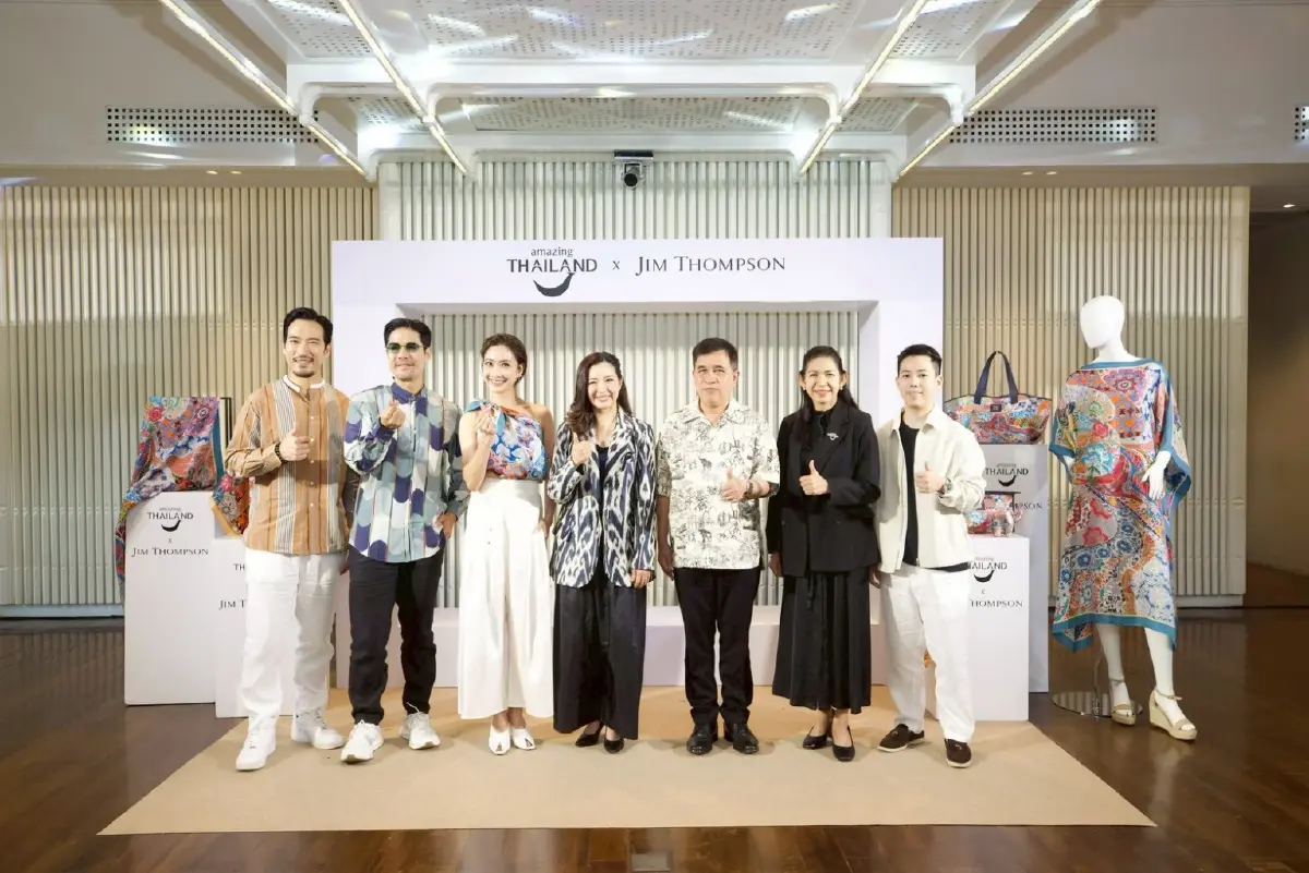 Amazing Thailand x Jim Thompson เมื่อ 'ท่องเที่ยว' ผนึก 'สายแฟชั่น' ถ่ายทอดเสน่ห์ผ้าไทยผ่านดีไซน์ร่วมสมัย