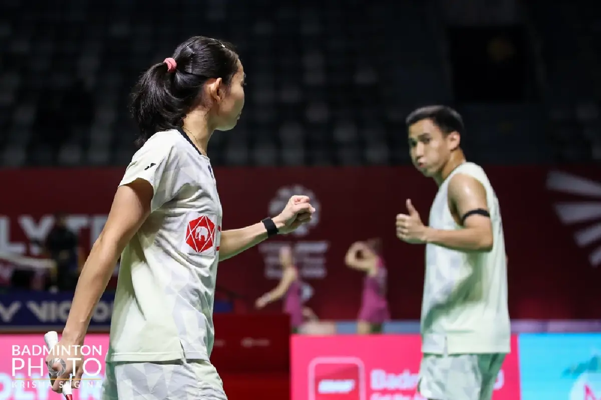 ถ่ายทอดสดแบดมินตัน บาส-เฟม คู่ผสมไทย พบ มาเลเซีย Indonesia Open 2026
