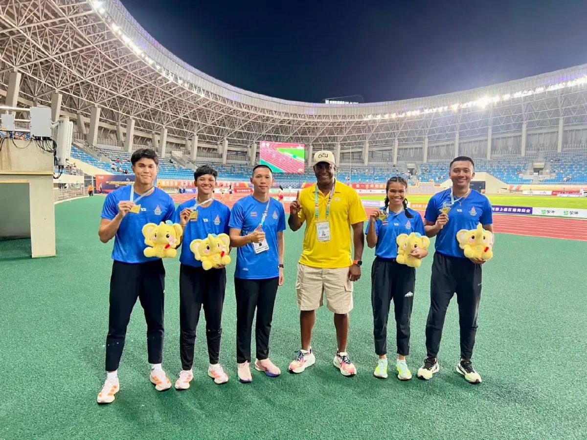 ไทยทุบสถิติ! คว้าทองวิ่งผลัดผสม 4x100 ม. ศึก Asian Relays Athletics Championships 2026