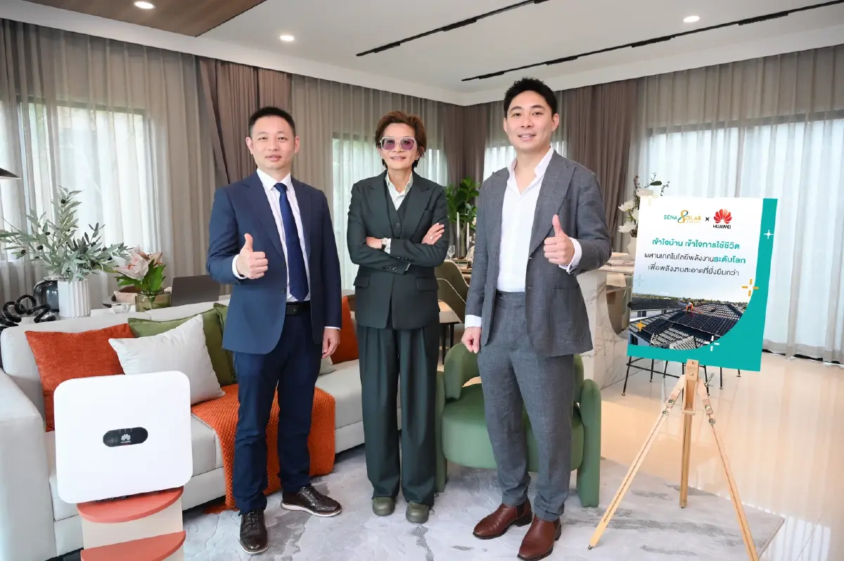 SENA Solar ผนึก Huawei ดัน Green Lifestyle Ecosystem ครบวงจร