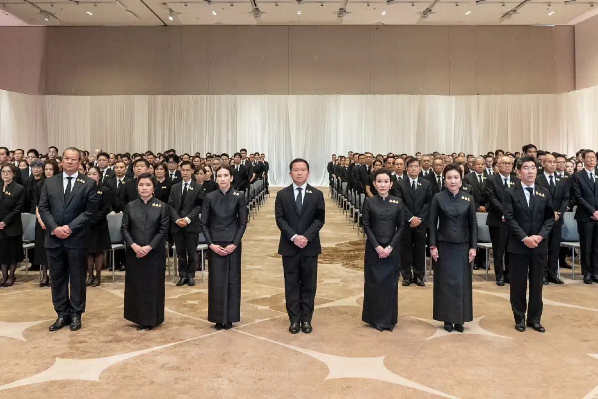ไทยเบฟ - กลุ่มทีซีซี จัดพิธีน้อมแสดงความอาลัย สมเด็จพระเจ้าลูกเธอ เจ้าฟ้าพัชรกิติยาภาฯ