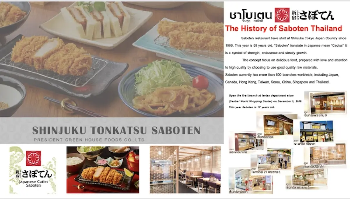 ‘ซาโบเตน’ รีแบรนด์ ปรับโฉมร้าน   สานพันธกิจ รุกตลาดเพื่อเติบโต
