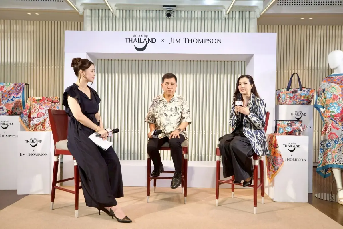 Amazing Thailand x Jim Thompson เมื่อ 'ท่องเที่ยว' ผนึก 'สายแฟชั่น' ถ่ายทอดเสน่ห์ผ้าไทยผ่านดีไซน์ร่วมสมัย