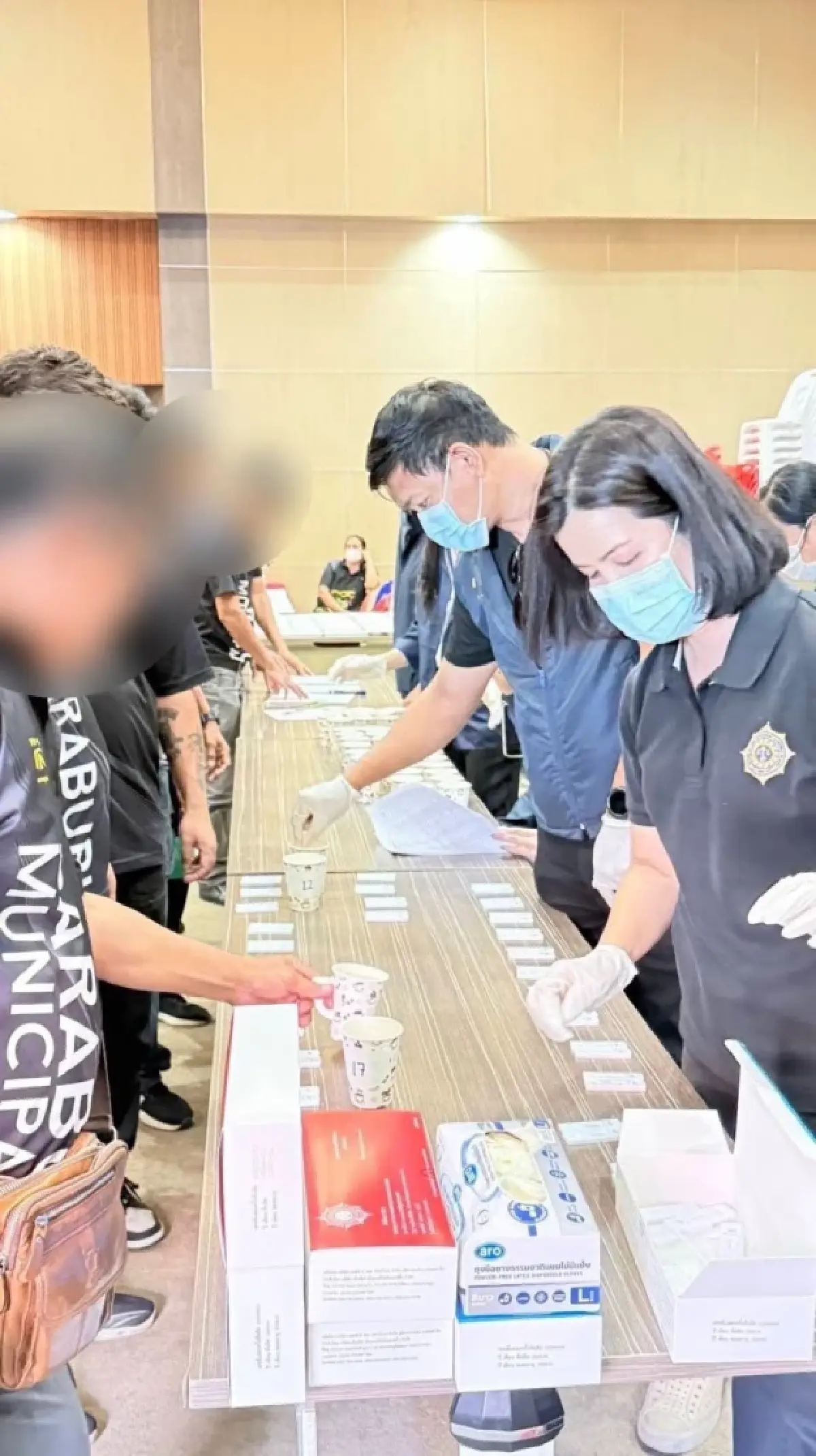 ตรวจฉี่ 97 เจ้าหน้าที่ในสระบุรี แจ็กพอตเจอ 5 ฟันวินัย-ให้ออกราชการ