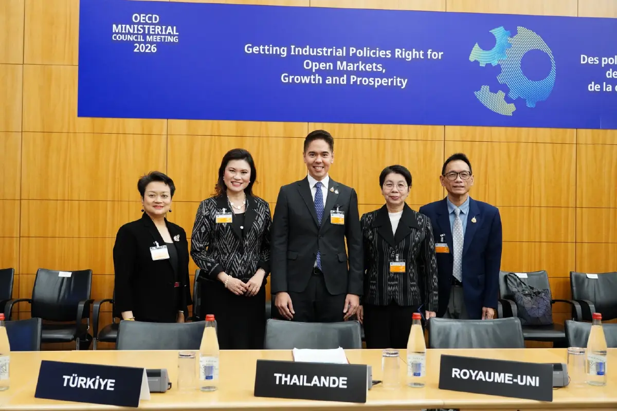 ‘ไทย’ โชว์วิสัยทัศน์บนเวที OECD ดันการค้าเสรี-แข่งขันเป็นธรรม