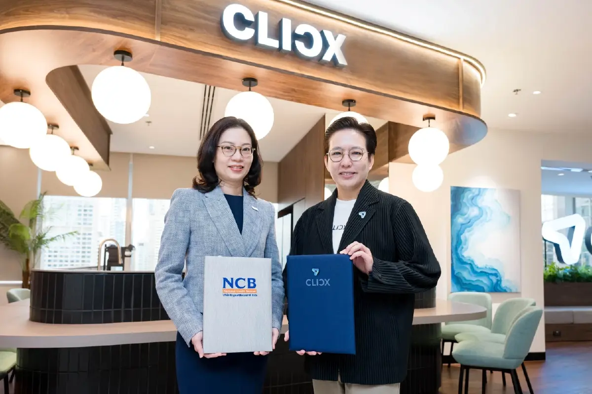'CLICX' จับมือ NCB ต่อยอด 'การเงินเลือกได้' เปิดโอกาส 'คนที่ระบบมองไม่เห็น' เริ่มสร้างประวัติ