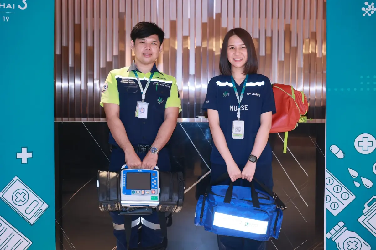 รพ. พญาไท 3 ส่งทีมบุคลากรทางการแพทย์ดูแลความปลอดภัยงาน คมชัดลึก อวอร์ด ครั้งที่ 22
