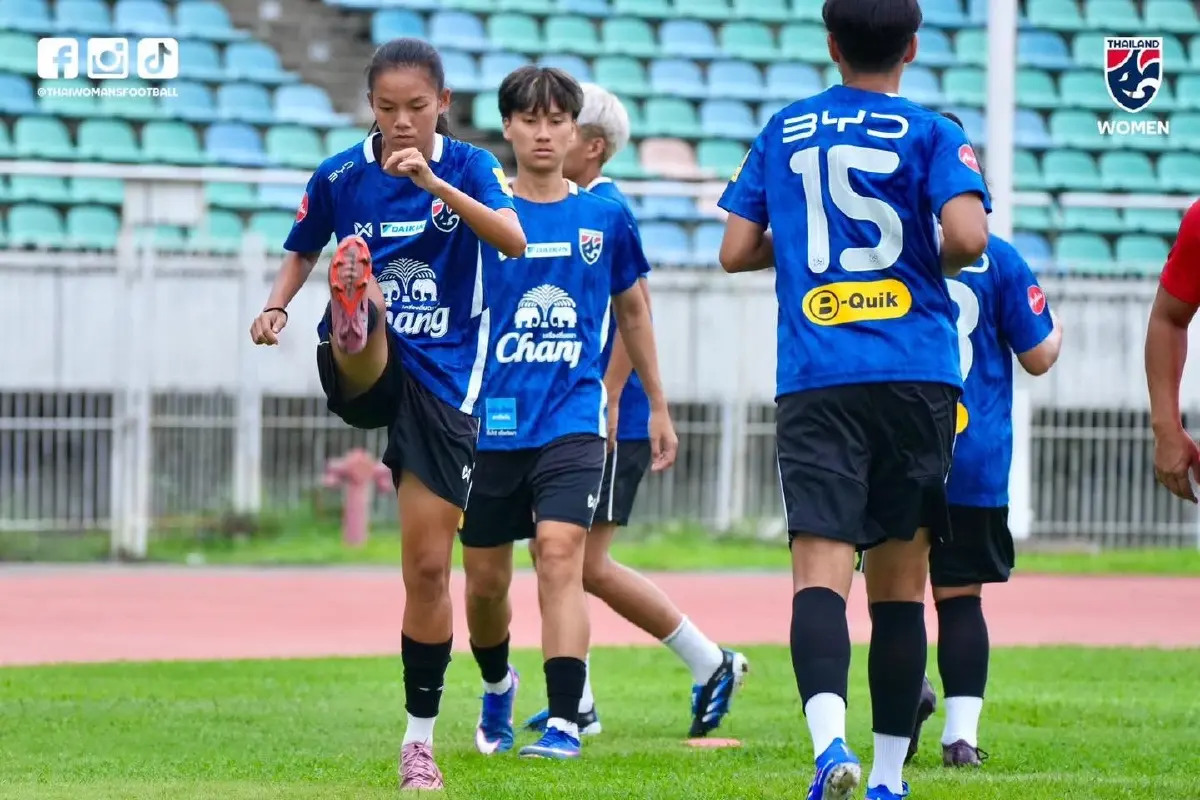 ดูบอลสด ถ่ายทอดสดฟุตบอลหญิง ทีมไทย พบ อุซเบกิสถาน เกมอุ่นเครื่อง