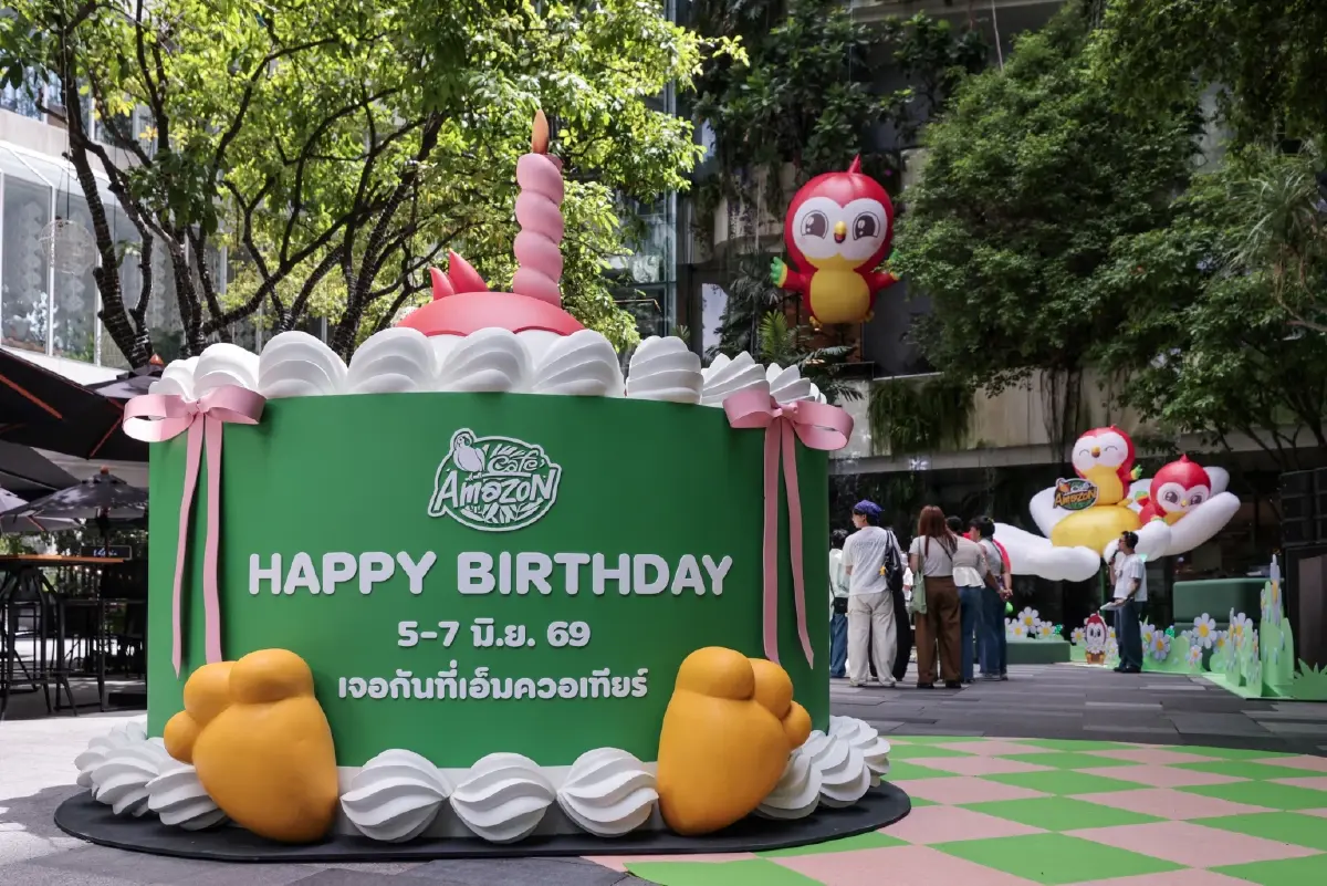'คาเฟ่ อเมซอน' จัดใหญ่ฉลองวันเกิด 'Baby ZonZon' เสิร์ฟรอยยิ้ม-ความสุขกลางกรุง