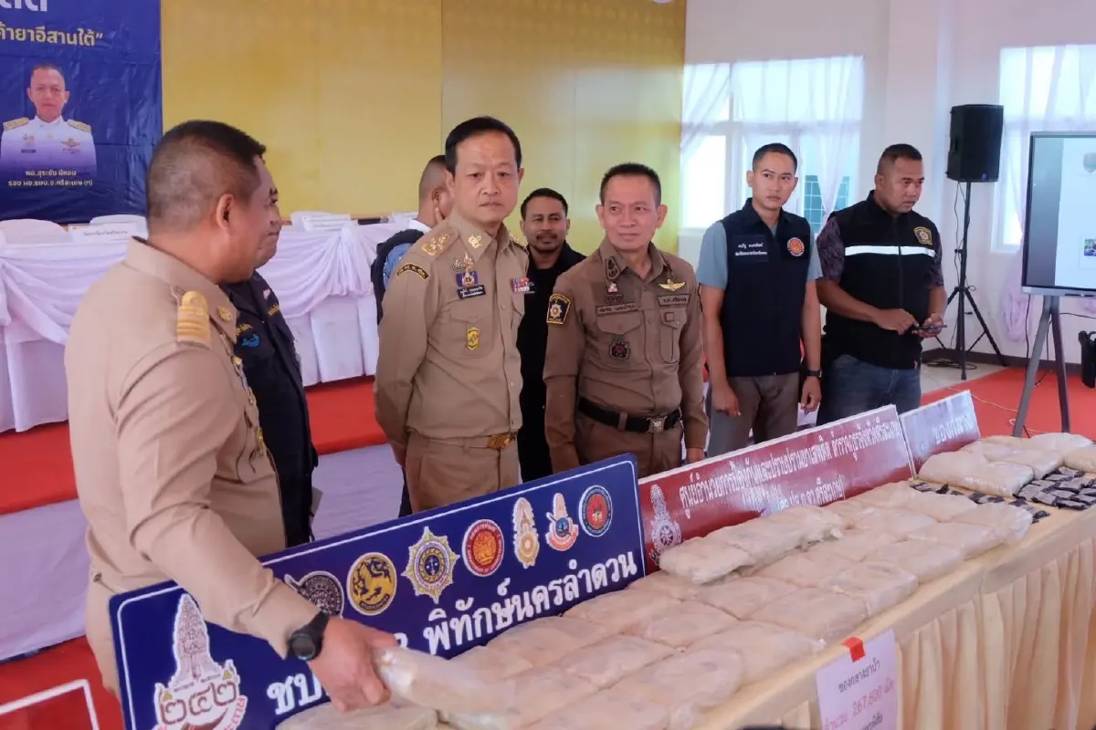 อายัดทรัพย์ 63 ล้าน ศรีสะเกษทลายเครือข่ายยานรก 4,800 คดี ยึดยาบ้าล้านเม็ด