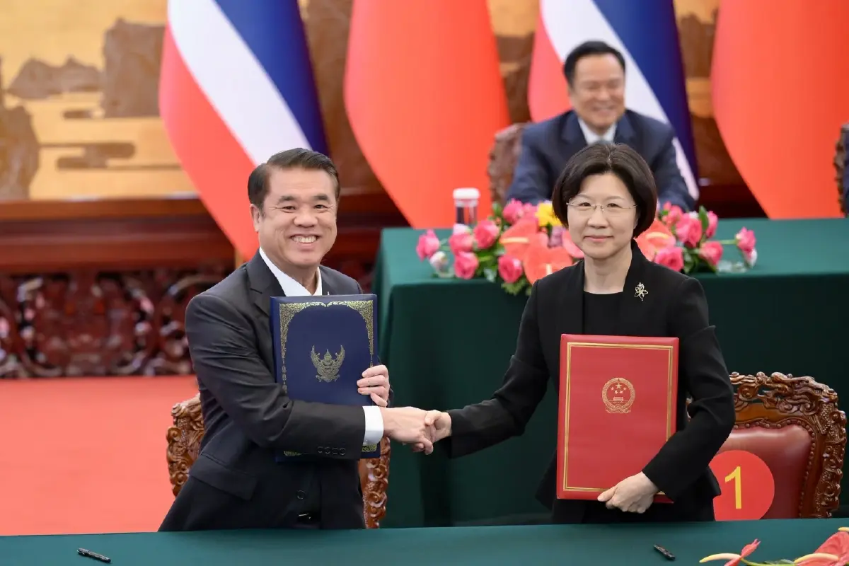 ไทย–จีน ลงนาม 2 MOUคุมเข้มสุขลักษณะสัตว์น้ำและบริหารจัดการน้ำ