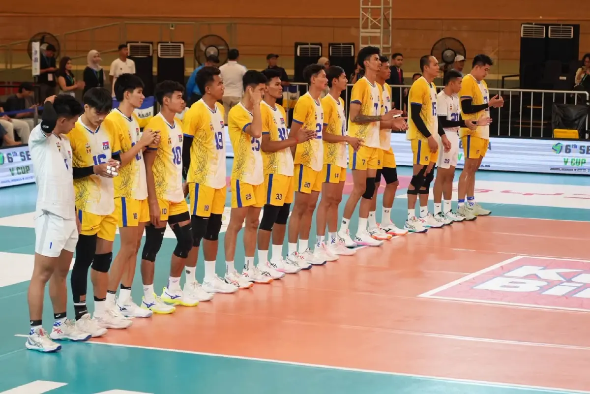 ผลวอลเลย์บอลชาย 'ไทย ชนะ กัมพูชา' 3 เซตรวด เข้ารอบชิง SEA V Cup 2026