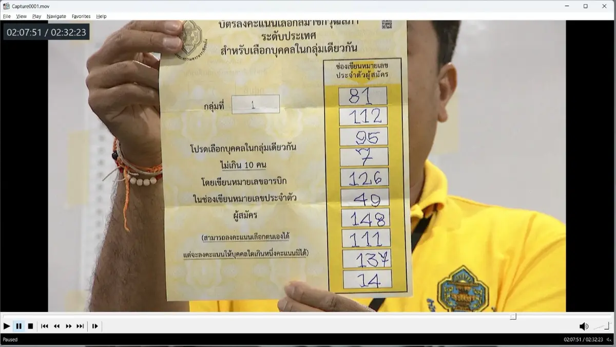 'ยิ่งชีพ' โชว์ภาพหลักฐานสำคัญ กล้องวงจรปิด กกต.นับคะแนนเลือก สว.