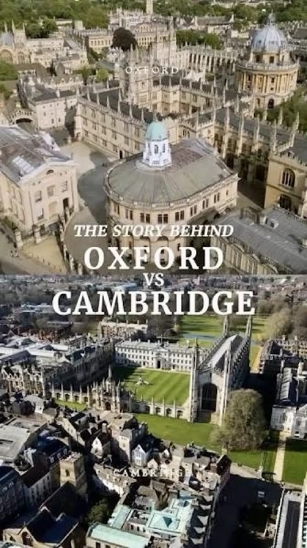 “Oxford และ Cambridge: เราไปที่นั่นทำไม?”