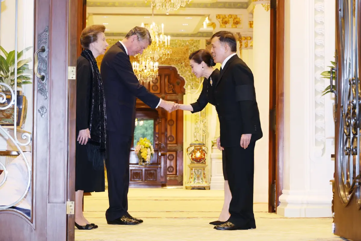 ในหลวง-พระราชินี ทรงรับเจ้าหญิงแอนน์ ในโอกาสเสด็จเยือนประเทศไทย