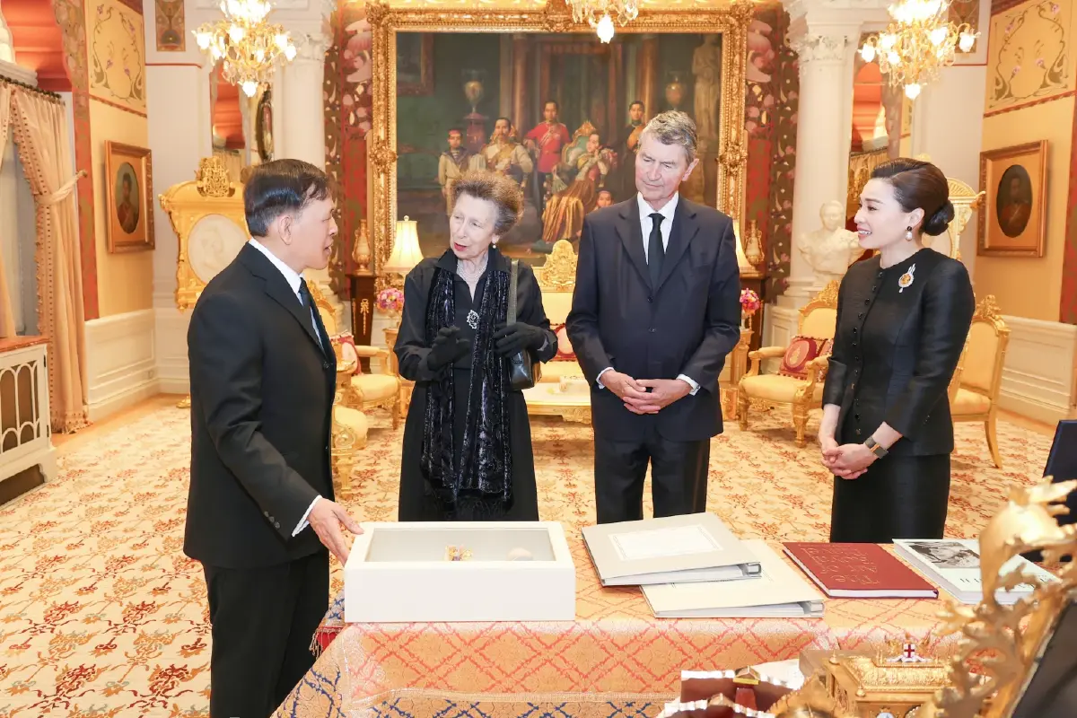 ในหลวง-พระราชินี ทรงรับเจ้าหญิงแอนน์ ในโอกาสเสด็จเยือนประเทศไทย