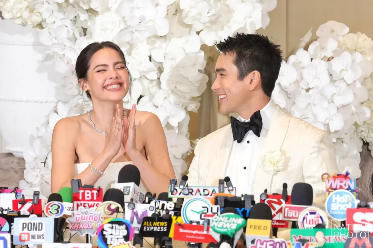 หวานชื่น "ณเดชน์-ญาญ่า" ควงคู่ฉลองวิวาห์ที่กรุงเทพฯ แฟนคลับร่วมยินดีแน่น