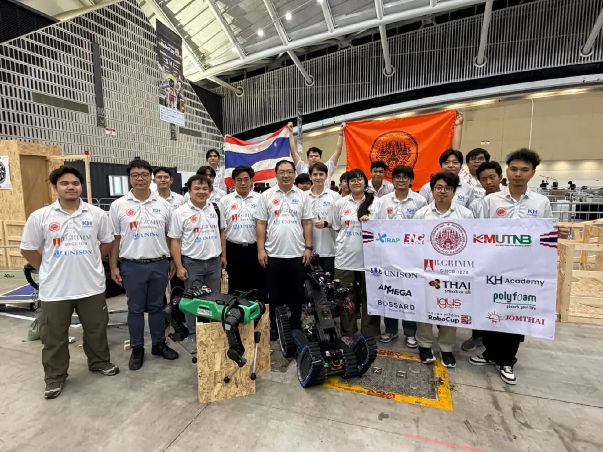 ทีมหุ่นยนต์กู้ภัย “iRAP Robot” มจพ. คว้าอันดับ 4 โลก “World RoboCup Rescue 2026”