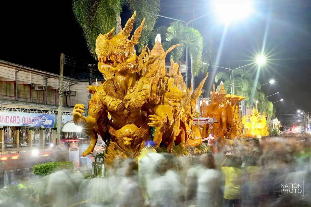 ตระการตา รวมภาพ วันโฮมเทียน อุบลราชธานี 2569 มหาศรัทธาแกะสลักระดับโลก