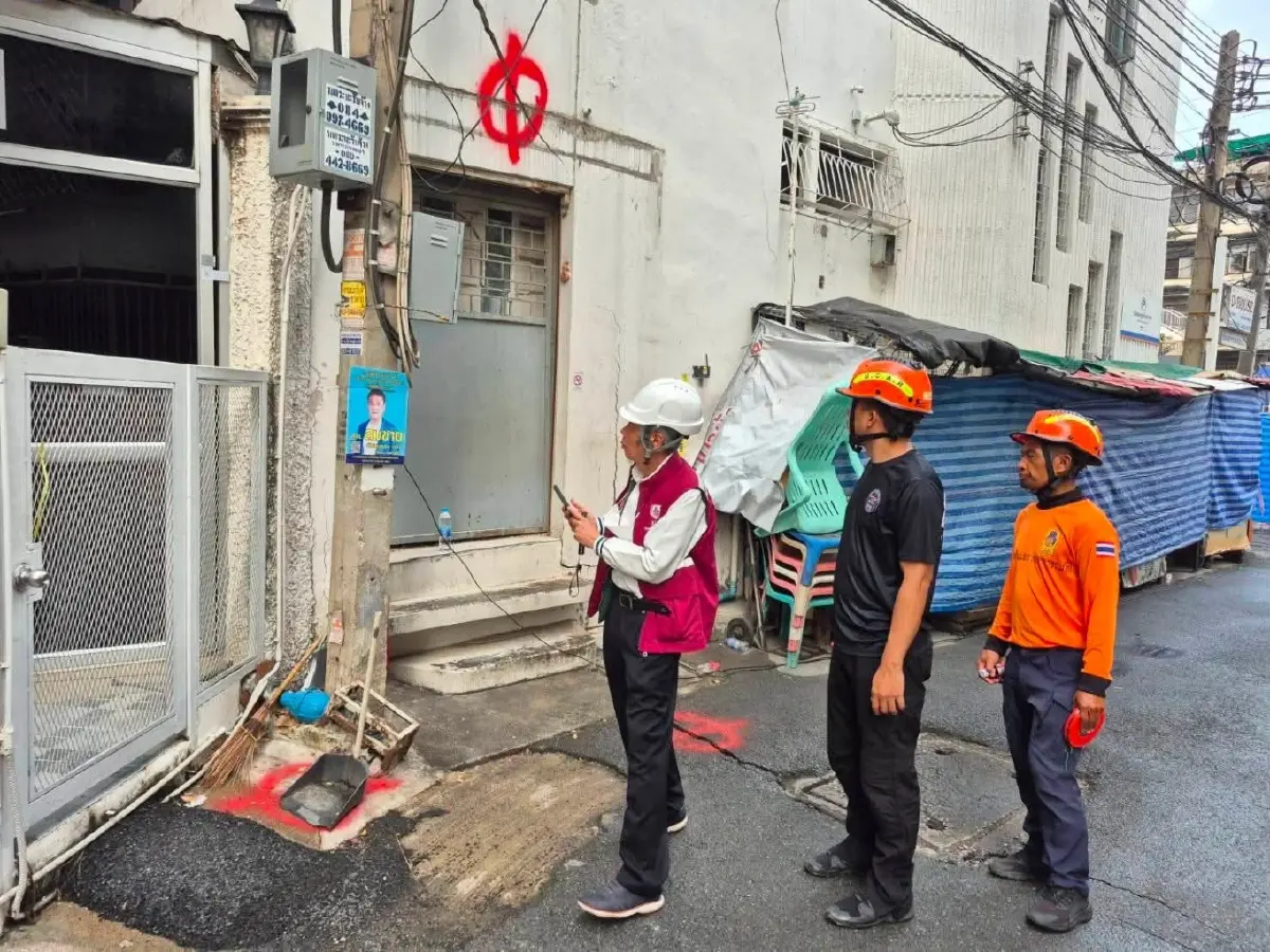 เปิดผลตรวจล่าสุด อาคารทรุด เหตุน้ำรั่วอุโมงค์รถไฟฟ้าวงเวียนใหญ่