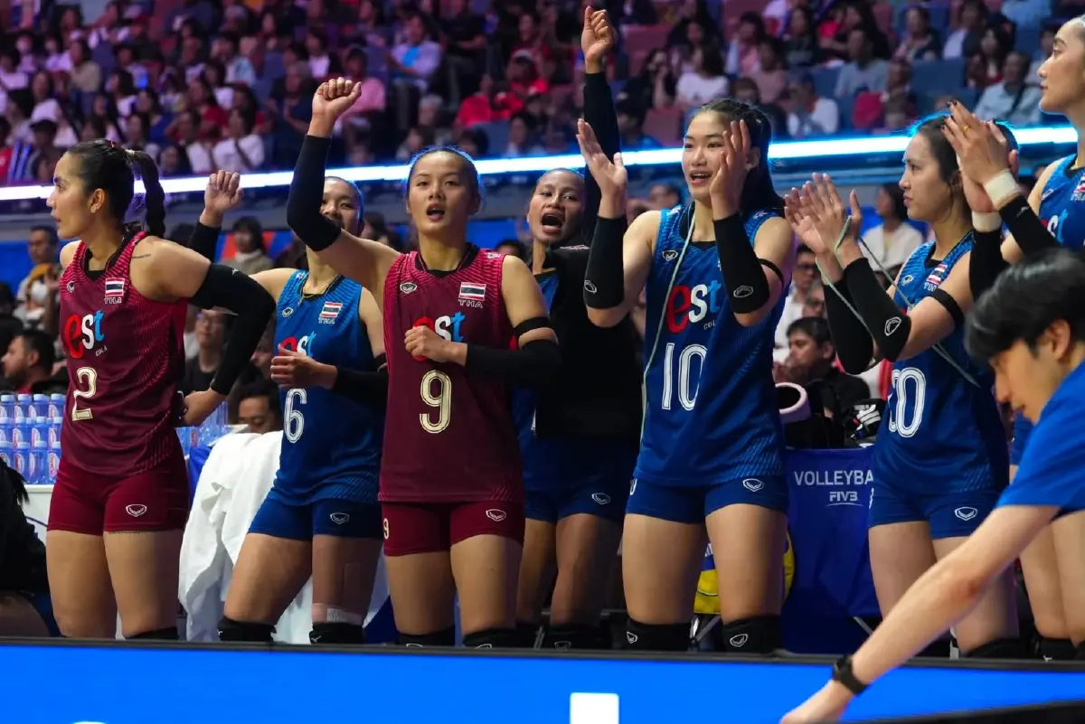 ถ่ายทอดสดวอลเลย์บอลหญิง ทีมชาติไทย พบ ญี่ปุ่น VNL 2026 เวลา 17.20 น.