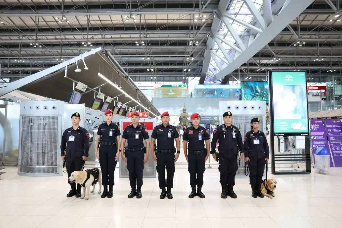 ทอท. เอาจริง ส่ง ตำรวจ K-9 คุมสุวรรณภูมิ สุ่มตรวจสัมภาระ สกัดเสพติด