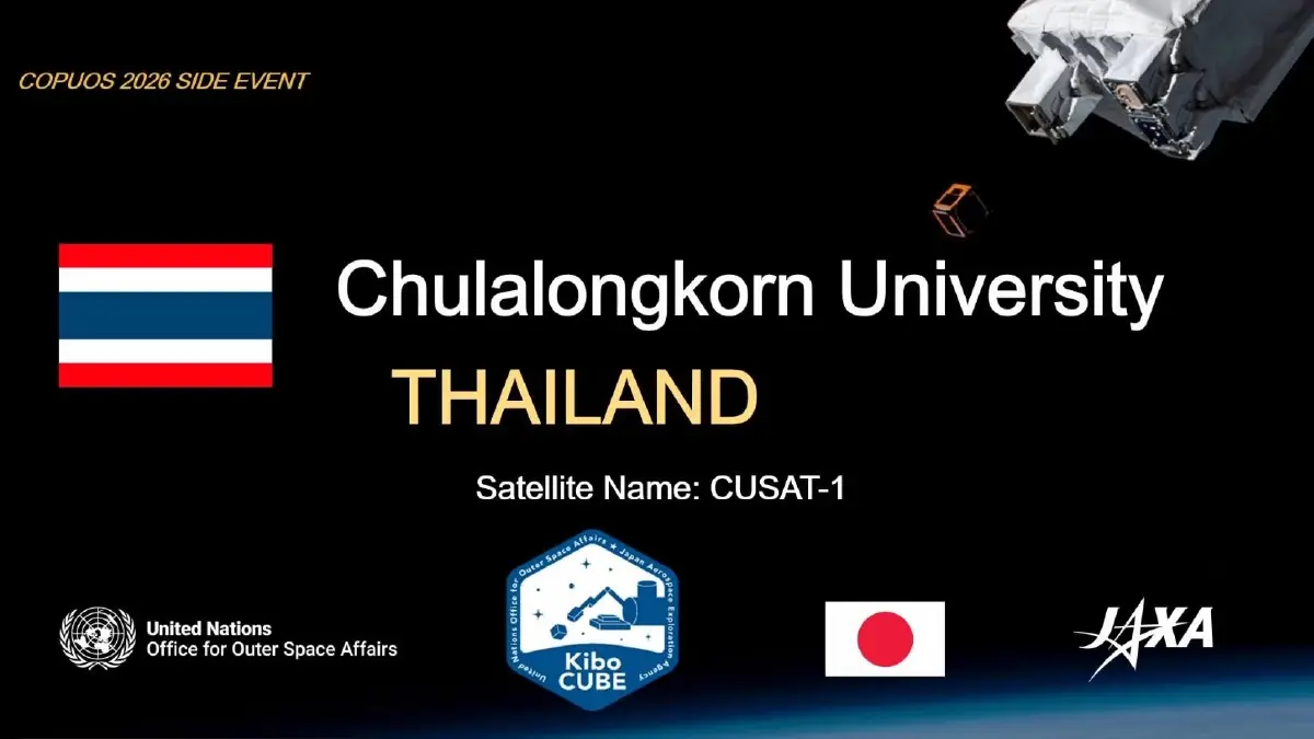 นิสิตจุฬาฯ แชมป์เวทีอวกาศโลก ลุ้นส่งดาวเทียม CUSAT-1 ปี 2571