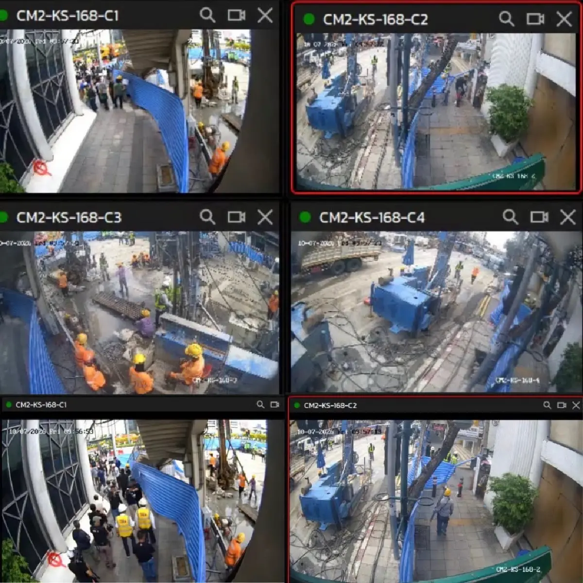 ปิดถนน ดินทรุดตัว แนะเส้นทางเลี่ยง ถนนประชาธิปก - ขสมก. ปรับเส้นทางเดินรถชั่วคราว