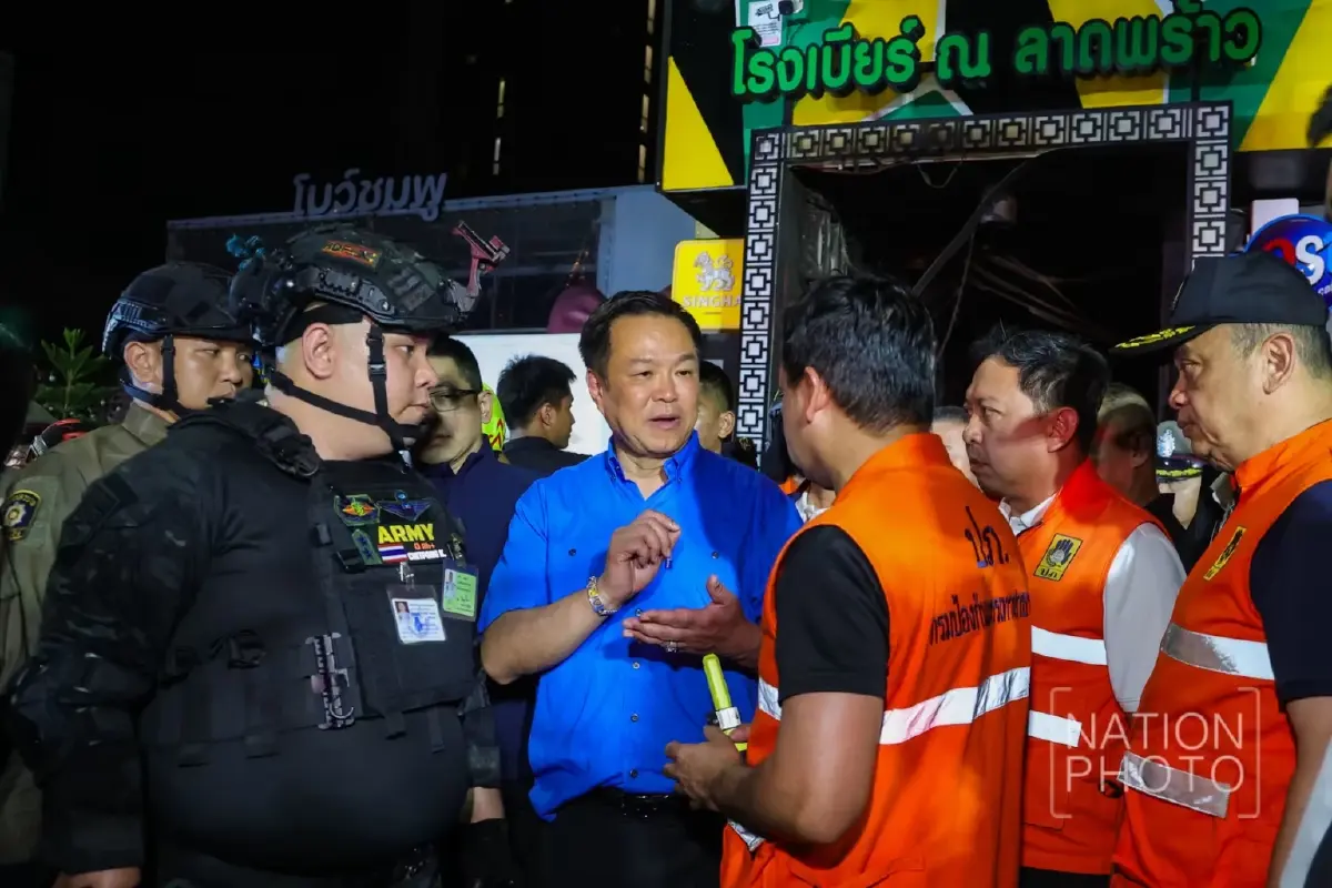 โศกนาฏกรรม ไฟไหม้โรงเบียร์ห้าแยกลาดพร้าว เสียชีวิตเบื้องต้น 27 ราย