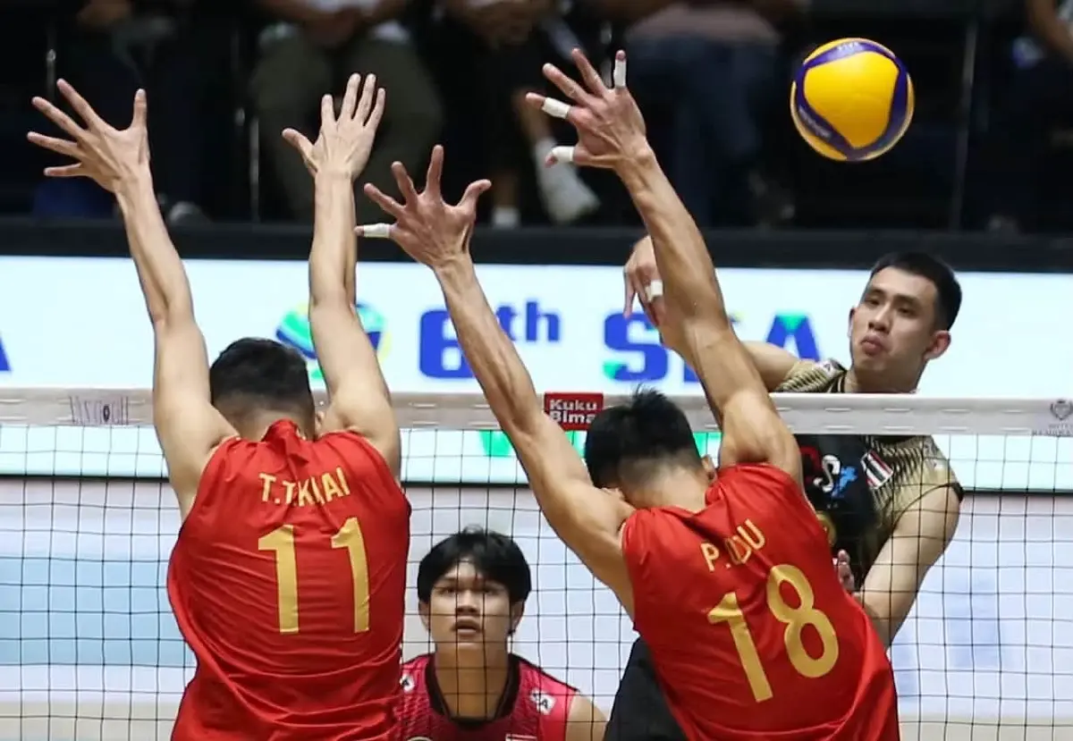 ผลวอลเลย์บอลชาย ทีมชาติไทย ชนะ เมียนมา 3-0 เซต ศึก SEA V Cup 2026