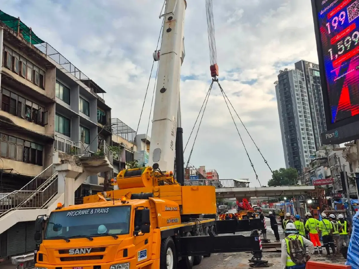 เปิดผลตรวจล่าสุด อาคารทรุด เหตุน้ำรั่วอุโมงค์รถไฟฟ้าวงเวียนใหญ่