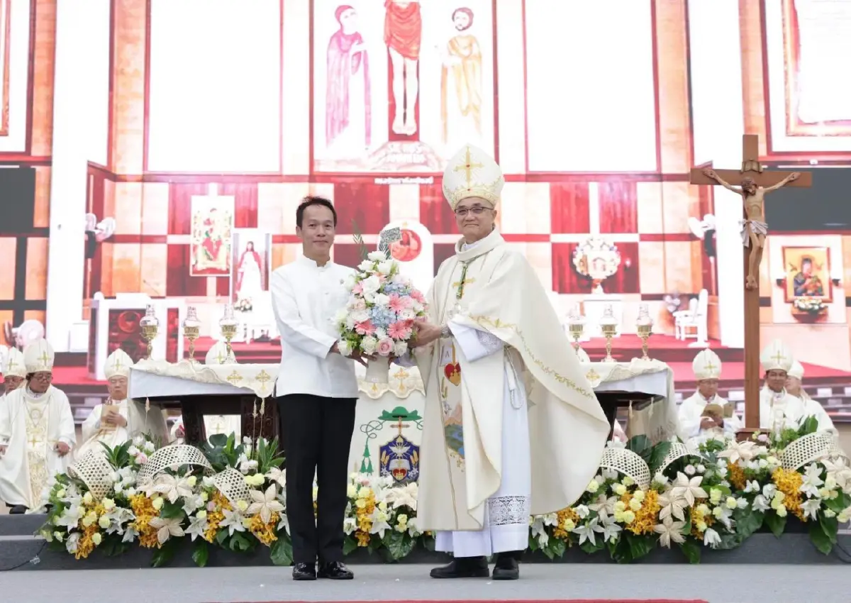 พิธีอภิเษก 'สุพจน์ ฤกษ์สุจริต' เข้ารับตำแหน่ง 'พระสังฆราช' แห่งสังฆมณฑลเชียงใหม่