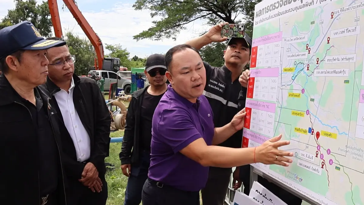 ลุยลงพื้นที่ติดตามการดูดตะกอนดำ คลองตะเข้ จ.สระบุรี เร่งฟื้นฟูคุณภาพน้ำ