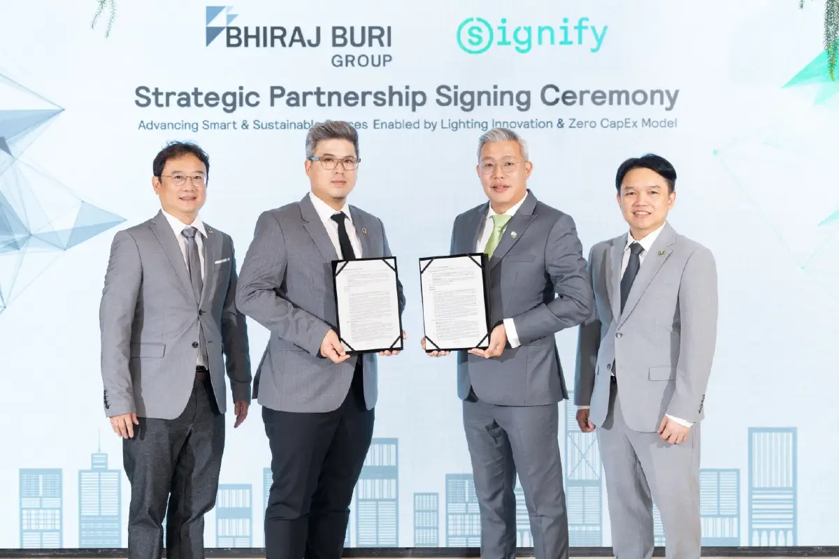 Signify-ภิรัชบุรี กรุ๊ป ชู Zero CapEx ขับเคลื่อนองค์กรสู่ Net Zero