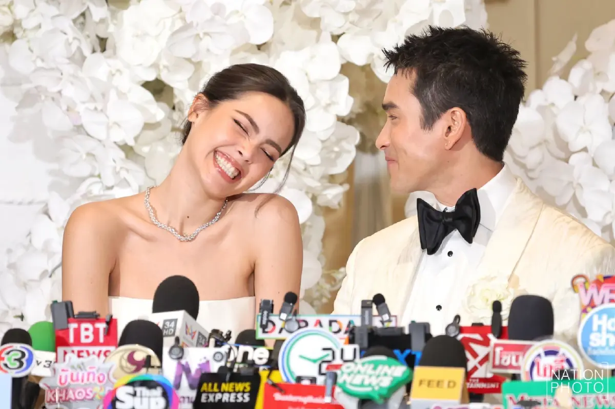 หวานชื่น "ณเดชน์-ญาญ่า" ควงคู่ฉลองวิวาห์ที่กรุงเทพฯ แฟนคลับร่วมยินดีแน่น